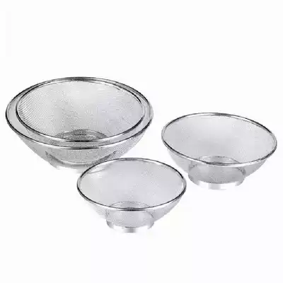 Stainless steel fruit basket amoy basket Vegetable washing basin filter basket Drain basket Drain sieve vegetable basket basket