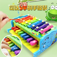 Đập đồ chơi Hai tay một gõ gõ xylophone 8 âm gõ trên đàn piano Trẻ sơ sinh trẻ nhỏ giáo dục âm nhạc giáo dục - Đồ chơi âm nhạc / nhạc cụ Chirldren bộ nhạc cụ đồ chơi