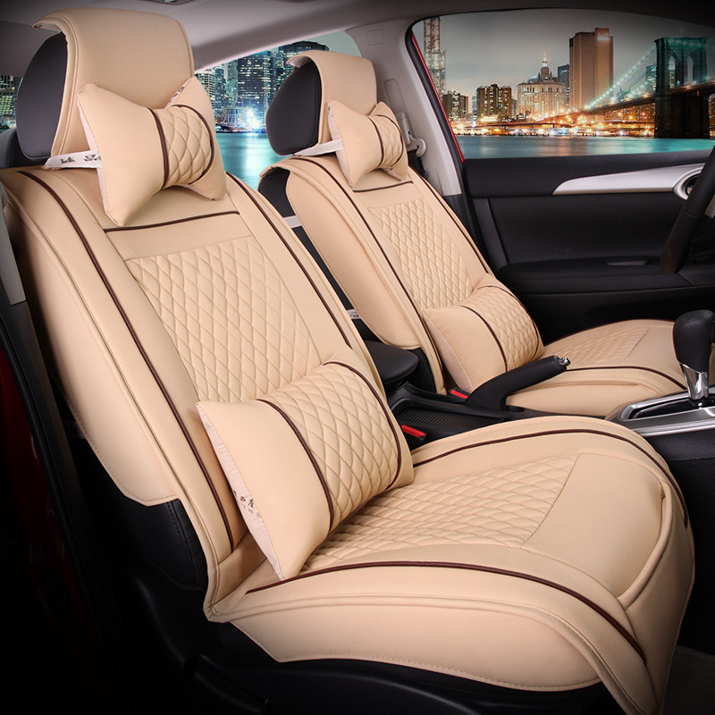 四季通用皮革坐垫套适用克英朗凯越君威君越威朗夏季全包汽车座套