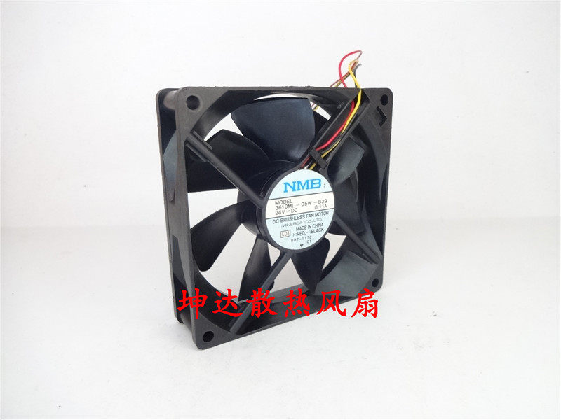 Original NMB 3610ML-05W-B39 9225 DC24V 0 11A 9cm inverter fan