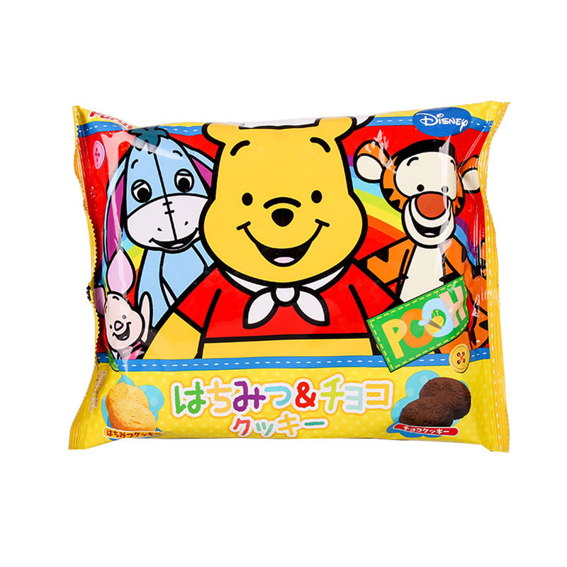 【天猫超市】日本进口零食 富璐达维尼熊曲奇饼干120g/盒曲奇饼