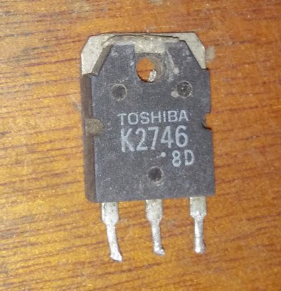 Original imported disassembly machine 2SK2746 K2746 TO-3P Toshiba field effect tube test good
