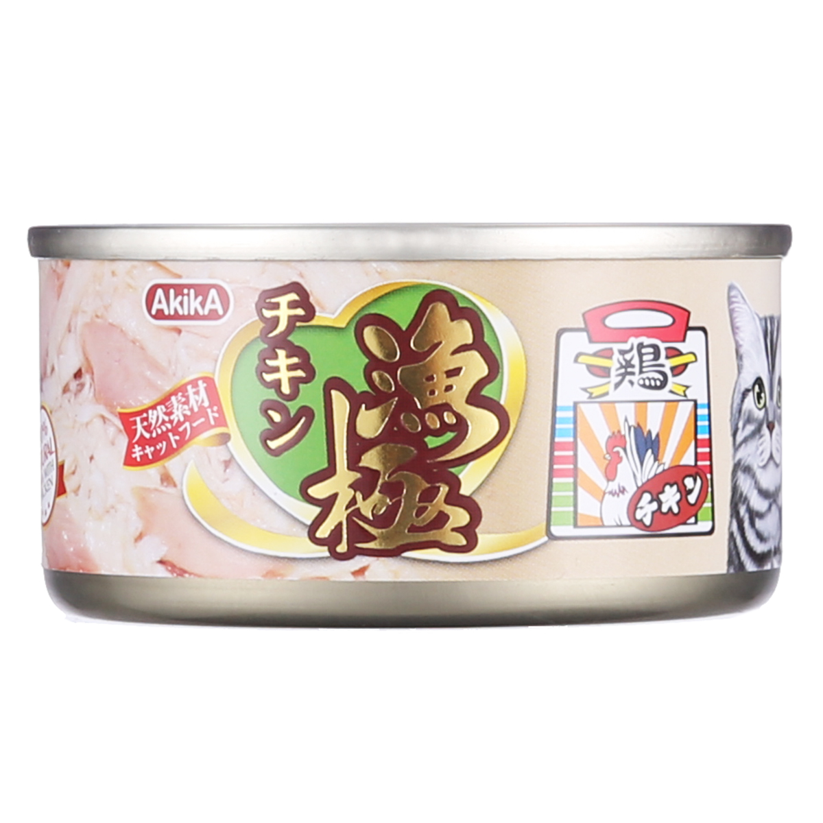 波奇网 宠物猫罐头湿粮 渔极-吞拿鱼及鸡胸肉猫粮罐头70g AR16