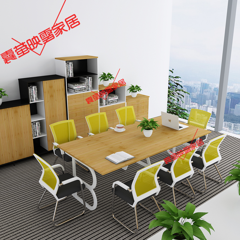 Office furniture conference table long table brief modern small plate training table rectangular desk chair strip table