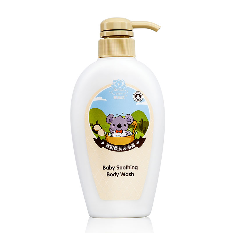 乐友孕婴童婴儿洗护用品儿童沐浴液菲丽洁宝宝柔润沐浴露360ml