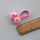 Phụ kiện tóc cho trẻ em headband băng đô tóc cô gái đội mũ cao su không làm tổn thương tóc đầy màu sắc bóng đầu hoa bé buộc tóc