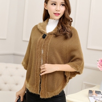 Sweater shawl women 2021 New Fashion loose bat sleeve short cloak cardigan small coat women Spring Autumn Tide