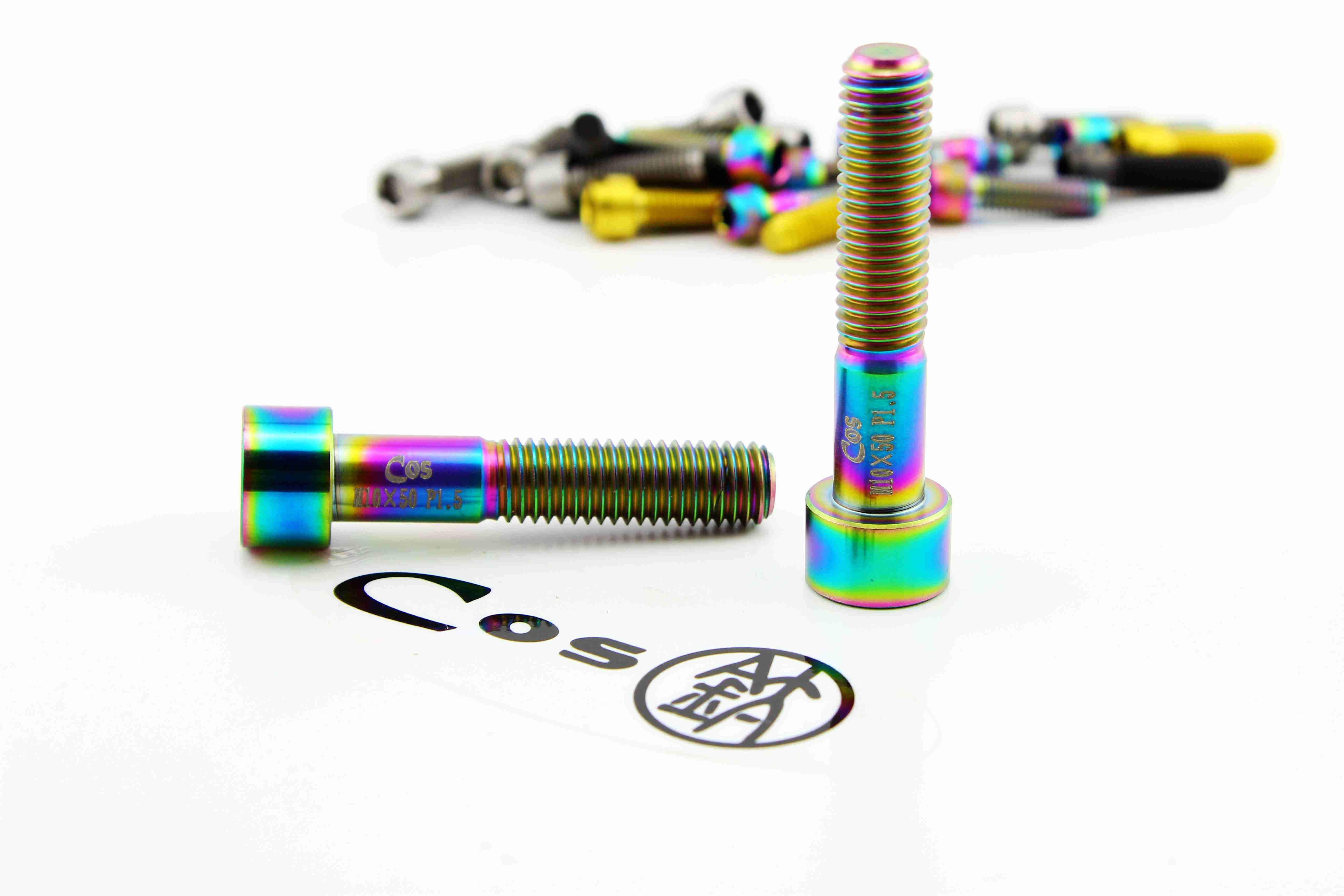 Cos Ti titanium alloy screw M10X50 column head titanium screw