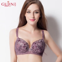 Cổ xưa và hiện đại / Áo ngực GUJIN 3/4 chén cotton mỏng tập hợp áo ngực 0D915 áo bra 3 dây