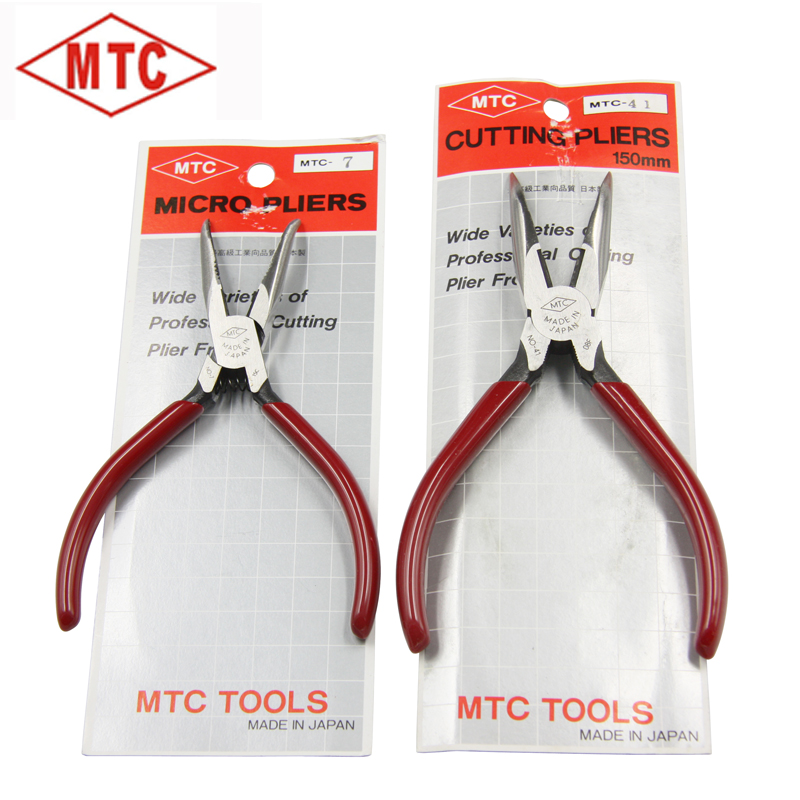 (Japan MTC) Original imported toothed elbow pliers Elbow tip pliers Elbow pliers MTC-7 41