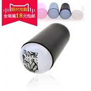 Dụng cụ in móng tay Chà lớn xử lý tem mềm và cào Silicone đầu in siêu mềm bốn màu tùy chọn - Công cụ Nail