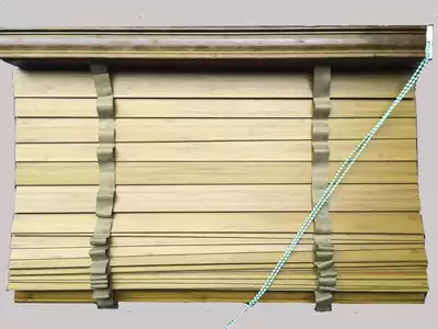 First-line pull-through bead blinds Solid wood bamboo blinds labor-saving new