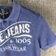 Bán mã bị hỏng ABLE JEANS nam mùa hè POLO áo sơ mi tay áo ngắn tay thoải mái tuổi trẻ in áo Polo áo polo Polo