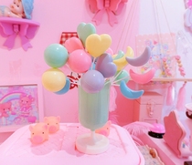 Japanese retro grocery balloon ornaments cute bouquet decorations love star moon balloon baking ornaments