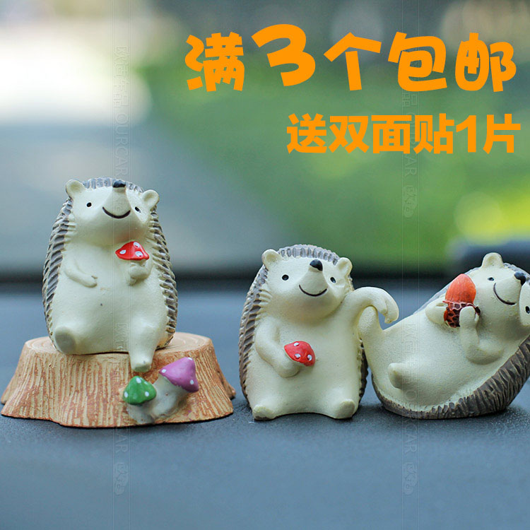 嬉戏版汽车摆件小车内饰品可爱韩国童话小玩偶轿车用品气车装饰品