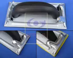 High-grade sandpaper holder sandpaper sand clip sand clip leather rack Sander sandboard woodworking sand frame Sander