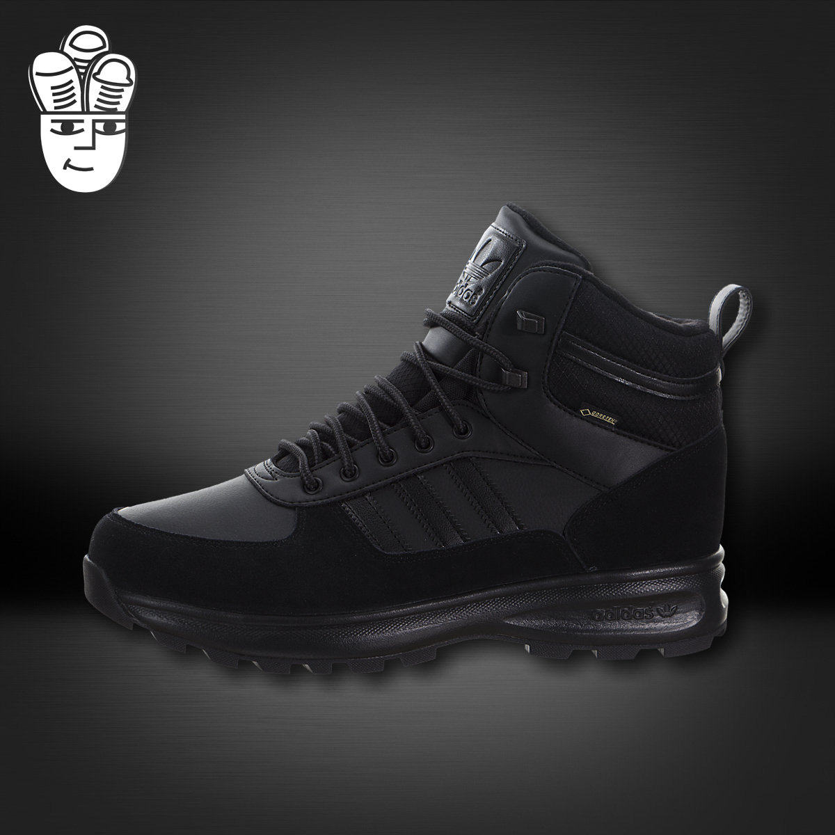 阿迪达斯Adidas Chasker Boot GTX三叶草男子高帮潮靴 运动休闲鞋