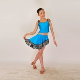 红舞鞋 Комплект для взрослых, летняя юбка, детская танцующая спортивная одежда