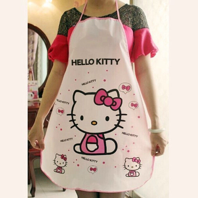 Export foreign trade kittyHello rice jingle cat waterproof apron Kt cartoon cute oil-proof apron