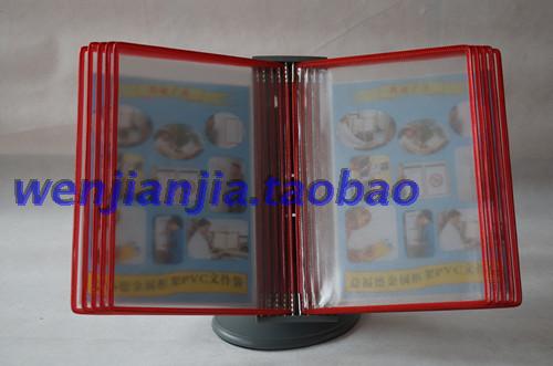 Imported Plastic Desktop Desktop Display Shelf Desktop Display Clip File Holder