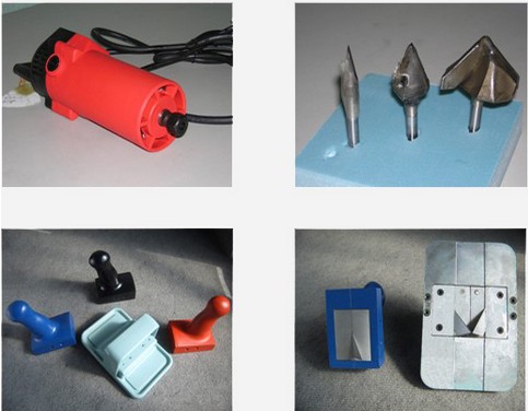 Extruded wind pipe plate cutter phenolic plate special cutter grips nail flange insert-strip composite plate accessories