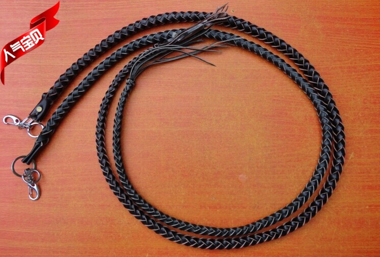 Drill the black 150 cm key whip decorated whip limited edition