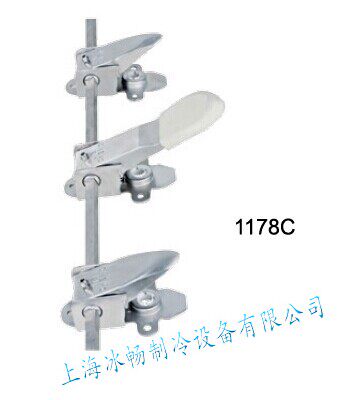 Stainless steel freezer door double open safety push rod 1178C cold storage safety push rod