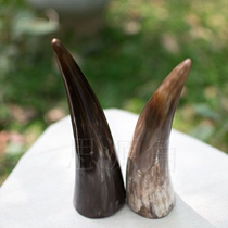 Custom natural horn scraping plate Scraping bucket Tea spoon Hollow point rod Non-beeswax comb