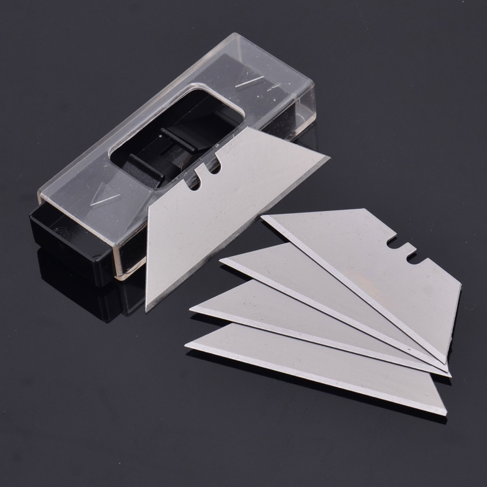 Upper Artisan T Type Trapezoidal Blade Folding Knife Blade Meteor Blade Wall Paper Blade Rug Cutting Knife 5 Pieces Fit 