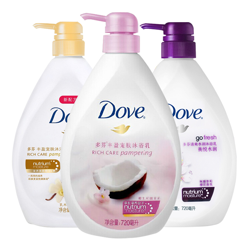 Dove/多芬沐浴露丰盈宠肤沐浴乳椰乳和蔓茉莉720ml