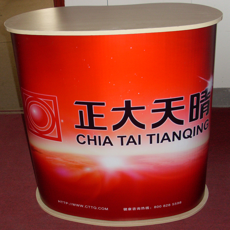 Arc promotion table Luxury promotion table Environmental protection display table Shopping mall tasting booth Promotion booth Booth