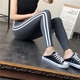 Xuân 2018 mới modal cotton hai thanh kéo dải 2 thanh mảnh giảm béo chân legging thể thao quần ống suông nữ đẹp Khởi động cắt
