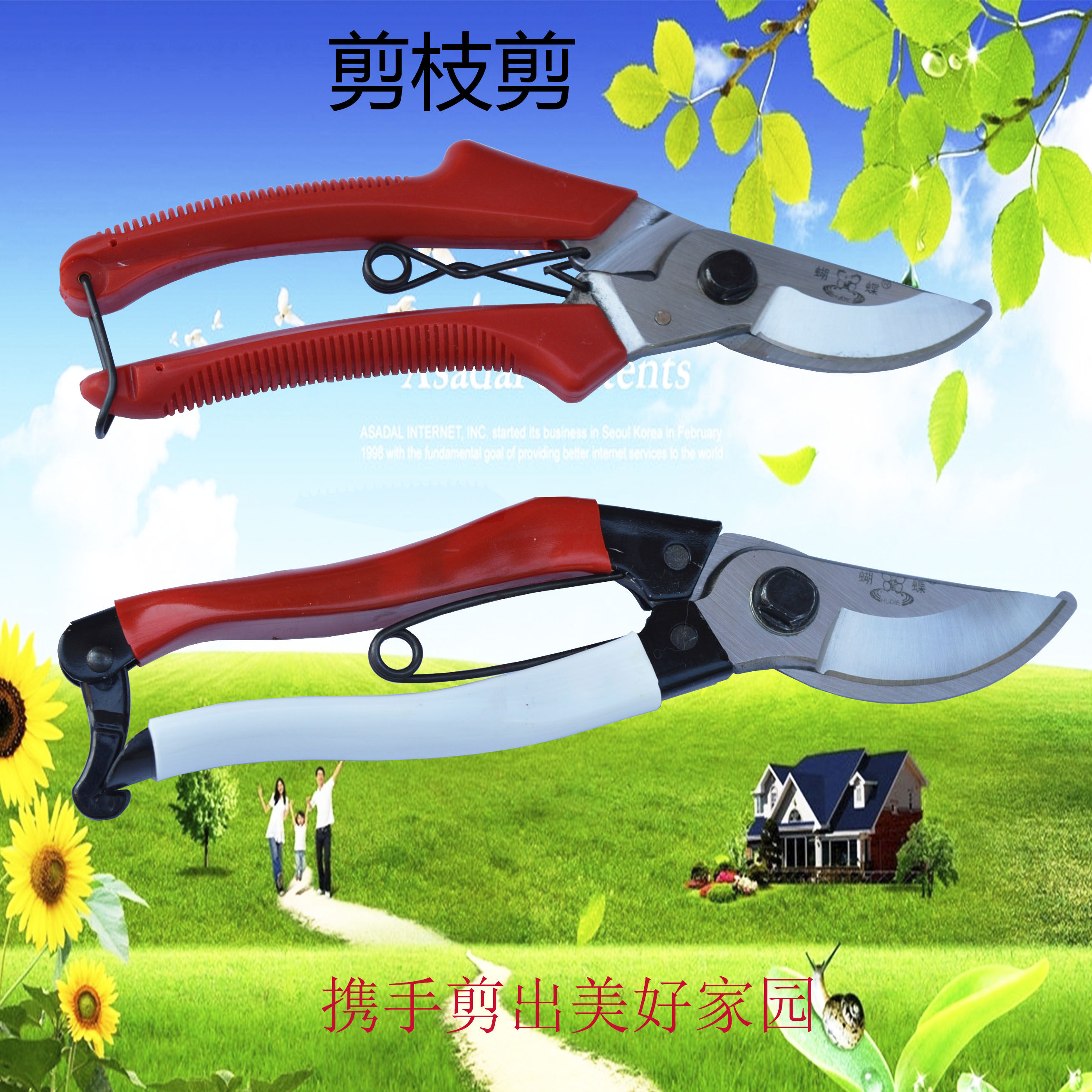 Butterfly brand shears grape special pruning shears pruning shears flowers and trees pruning branches shears flower branches scissors fruit tree gardening spring