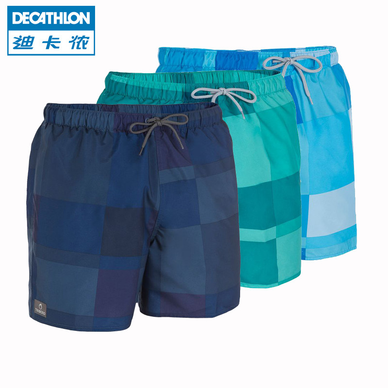 迪卡侬 冲浪运动 沙滩男裤 冲浪裤速干户外大码短裤 TRIBORD