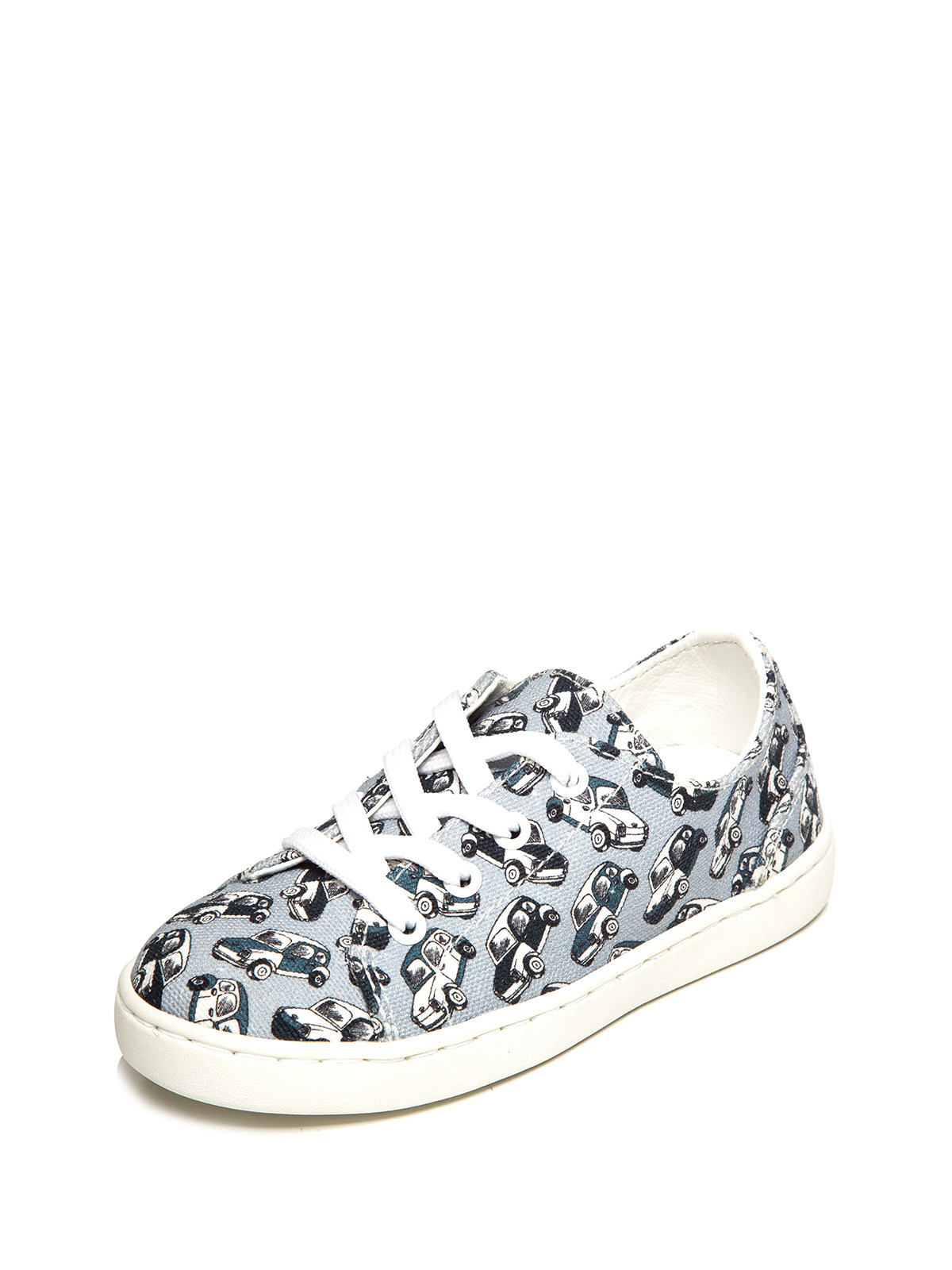 Dolce&Gabbana 蓝色汽车图案小童运动鞋