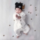 Nụ hôn mẹ Lele nữ bé Xiêm quần áo mùa thu và trang phục mùa đông phù hợp với áo khoác bé nam mùa đông sơ sinh quần áo liền thân thu đông cho bé Áo liền quần