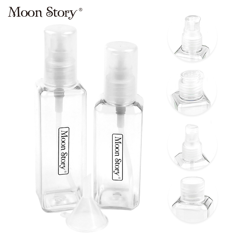 Moonstory/萌黛儿化妆品分装瓶2只装 旅行便携容器 买2送分装盒