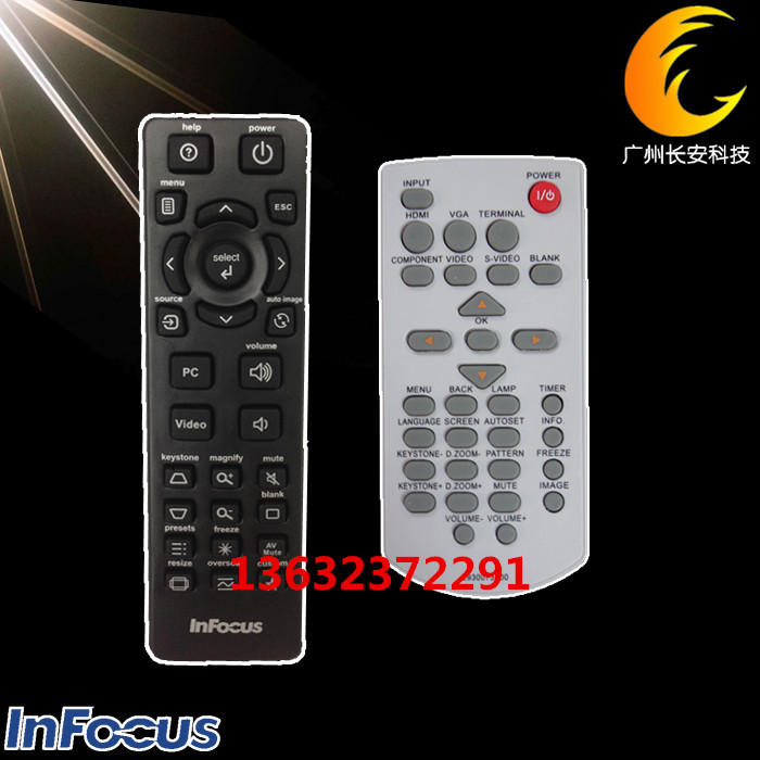 Original dress brand new INFOCUSInFocus projector remote control IN112 IN112A remote control