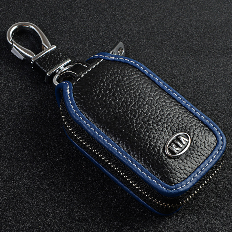 起亚霸锐索兰托L福瑞迪新佳乐智跑狮跑K2K3SK4K5K7汽车真皮钥匙包