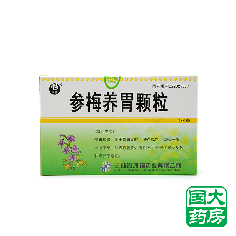 平康参梅养胃颗粒 16g*9袋/盒