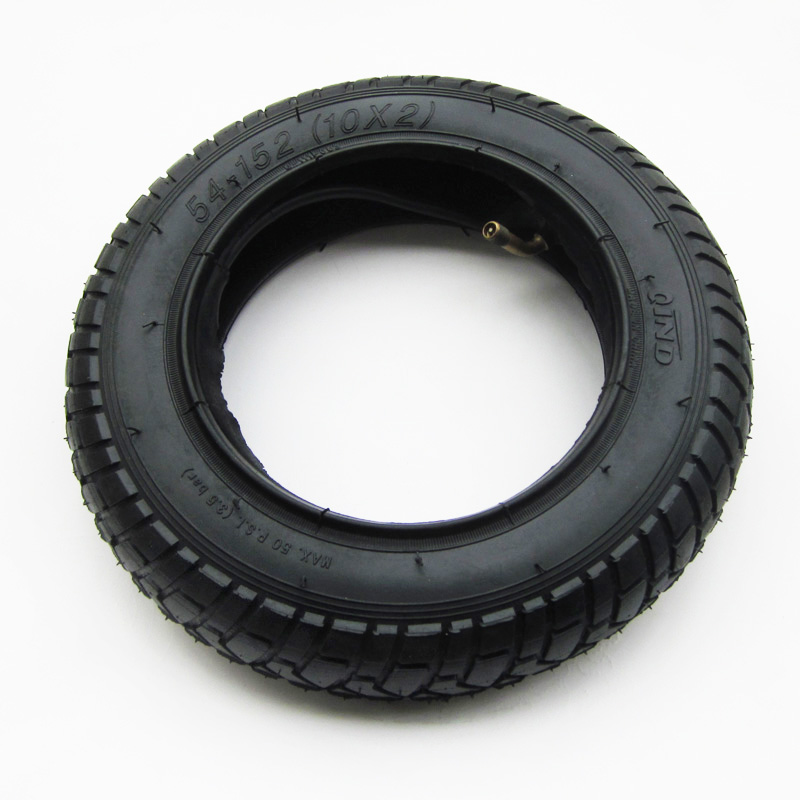 Qingdae Electric Scooter 10X2 Tire 54-152 Baby Carrier Tire 10X2 Qing Large Tire (with inner tube)