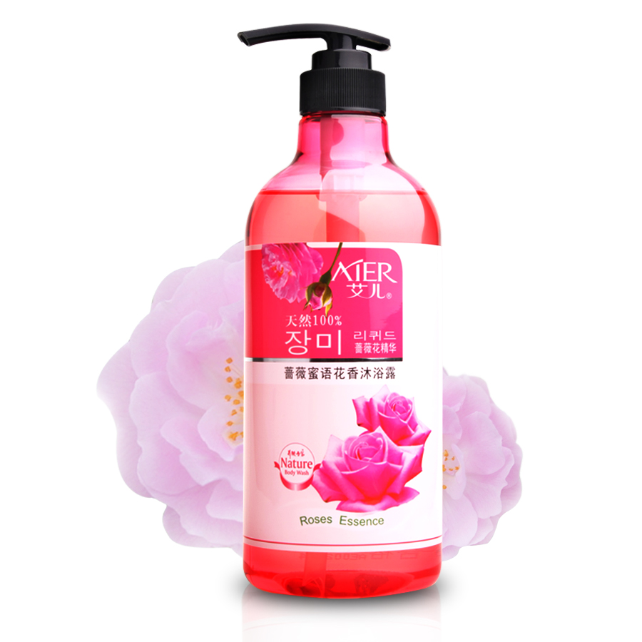 艾儿专柜正品蔷薇蜜语花香沐浴露 芳香清幽 植物精华沐浴乳沐浴液