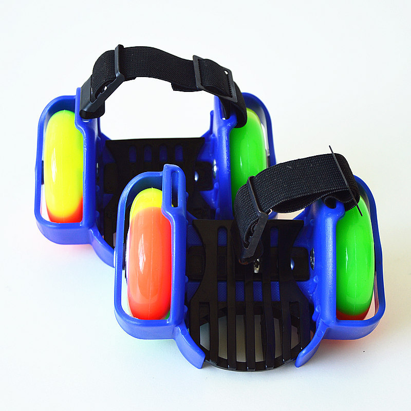 Lowe Enhanced Edition Pu Hot Wheels Roller Skates Children's Starry Sky Roller Skates Light Wheel Transportation Tool Heel-Type Heelys Shoes