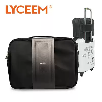 Blue Orange Travel Bag Men's portable expandable clothing storage bag portable travel travel can handle luggage luggage bag
