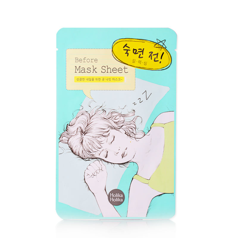 韩国Holika Holika Before 面膜-睡觉前舒缓滋润镇定补水1片