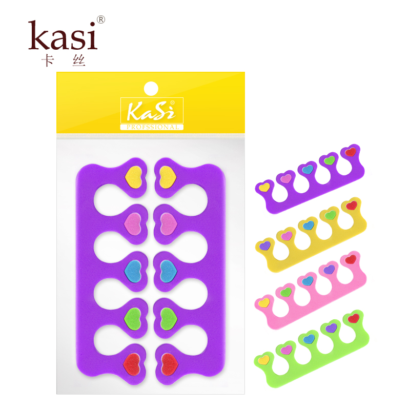 KaSi海绵分指棉分趾器手脚趾隔指棉涂指甲油常备美甲工具1对装