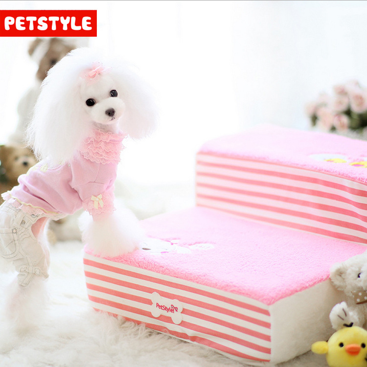 Poodle small dog sofa cute chick pet dog cushion Teddy dog ​​stair steps removable and washable bed ladder
