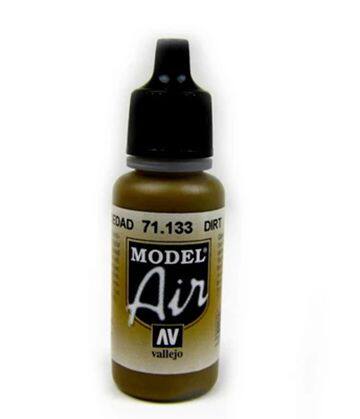 Spain vallejo (AV paint) spray water-based paint 71133 dirt color 17ML