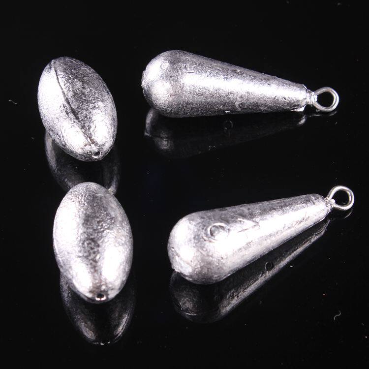 Drop Lead Pendant Sea Rod Throw Rod Hollow Oval Lead Pendant 20 gr 20 gr 30 gr 40 gr 50 gr 60 gr 60 gr Bottom