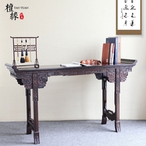 Red Wood Furniture Classical Bar Case Black Branches Wood Painting Table Chinese for table solid wood Several cases teething Several Xuanguan Strip Table